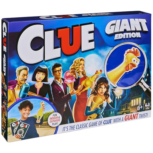 Giant Edition Family Board Game with Oversized Gameboard Cards Spinner Q1005