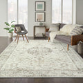 Machine Washable Area Rugs 8x10 Taupe N40618