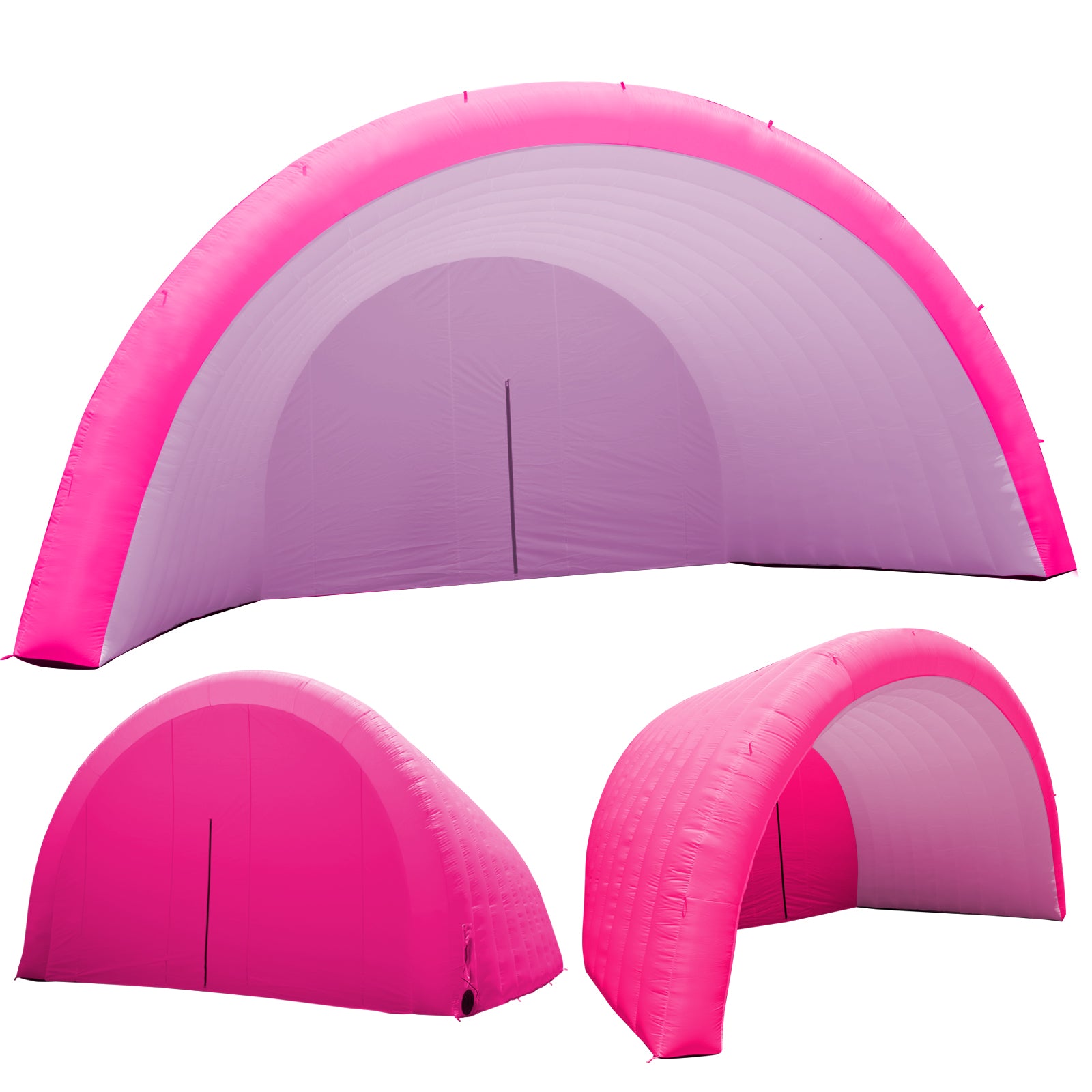 Rose Red Portable Inflatable Arch Tent 26.2×14.8×13.1FT K32634