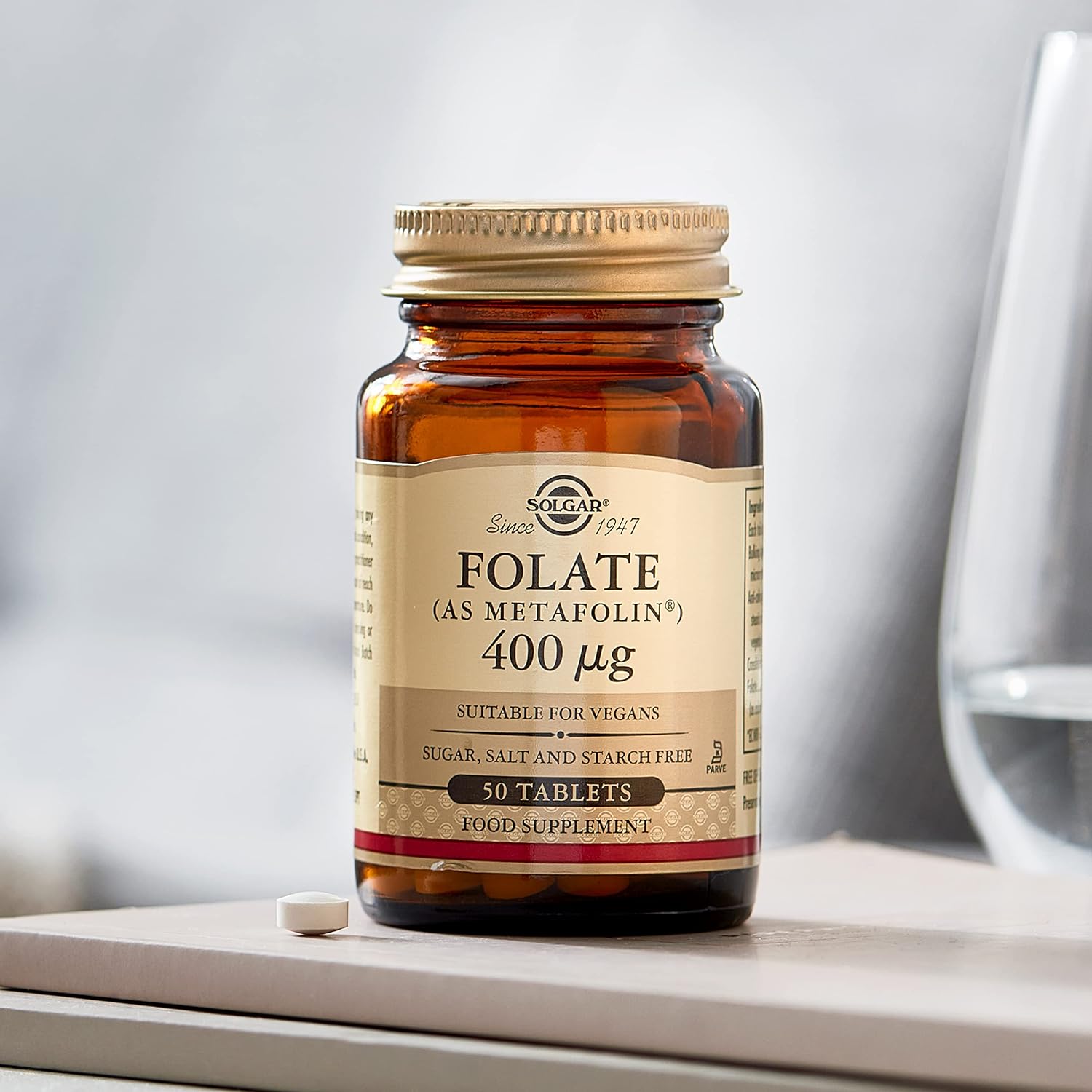 Folate 666 MCG DFE Tablets - 50 Count K572244