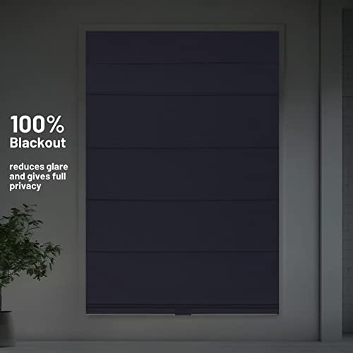 Blackout Roman Window Shade, 33" W X 64" H J524648
