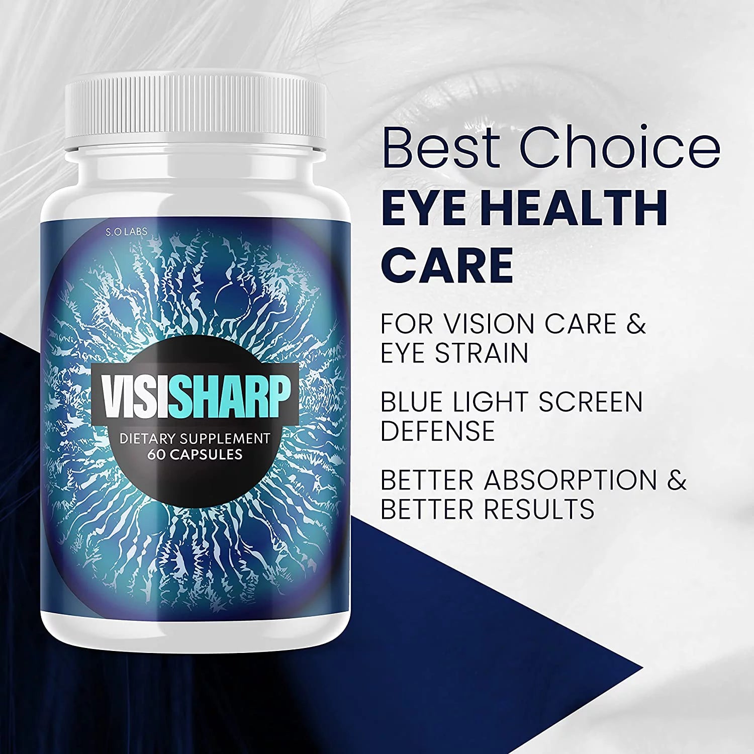 60 Capsules Eye Health Supplement O6047