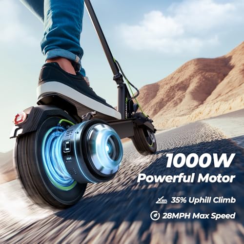 Electric Scooter with 10" Pneumatic Tires, Folding E Scooter S6337