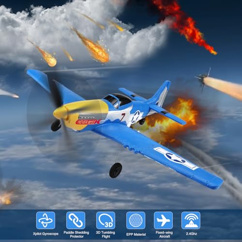4 Channel RC Plane P-51D Mustang Fighter K3795