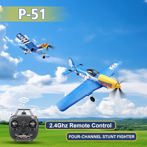 4 Channel RC Plane P-51D Mustang Fighter K3795