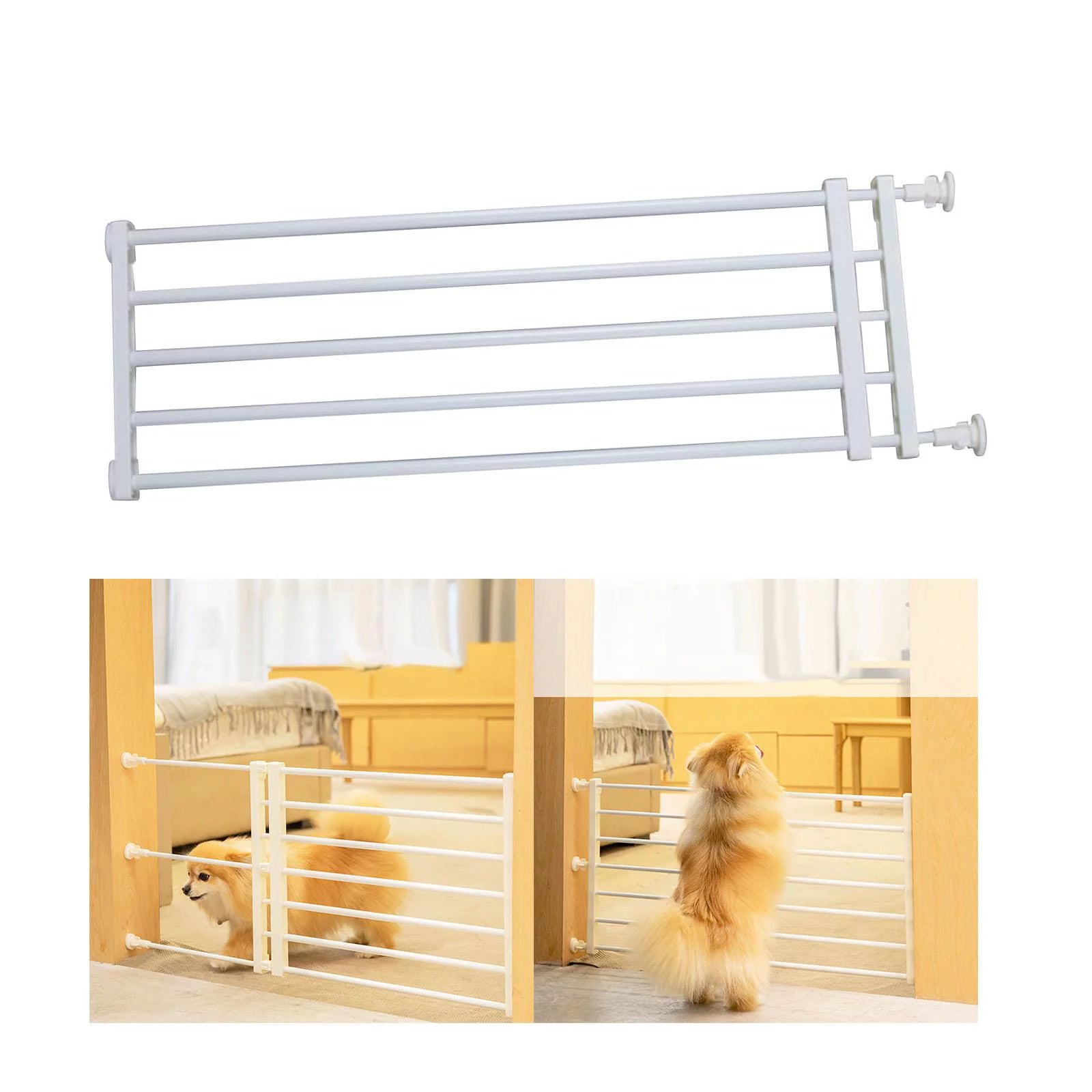 Adjustable Dog Gate Barrier Height 24cm J87215