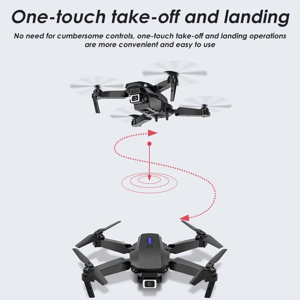 4K HD Dual Camera RC Drone with 4 Batteries Z34124