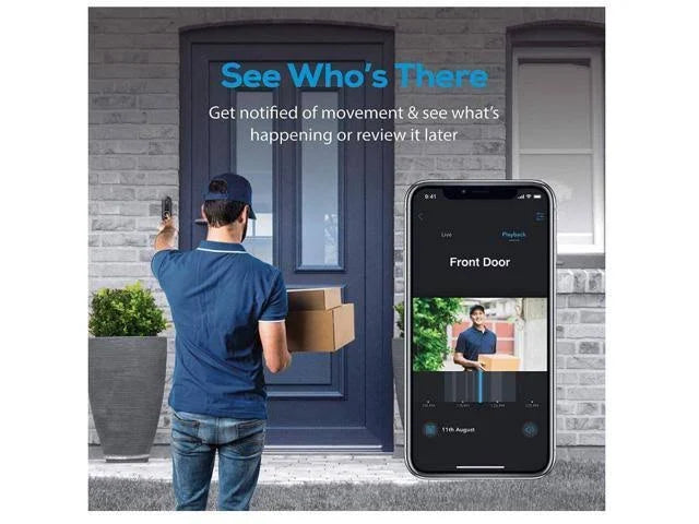 Black Indoor/Outdoor Wi-Fi Surveillance Camera W7200