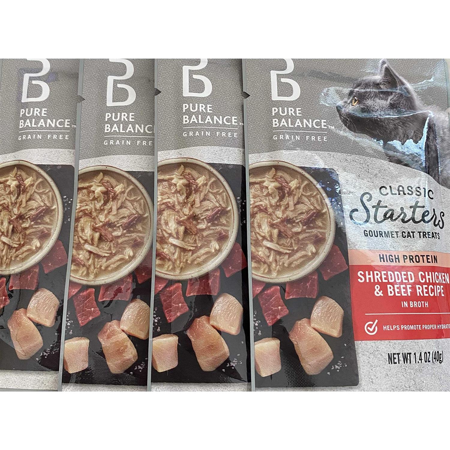 Shredded Chicken & Beef Broth Cat Treats K2943