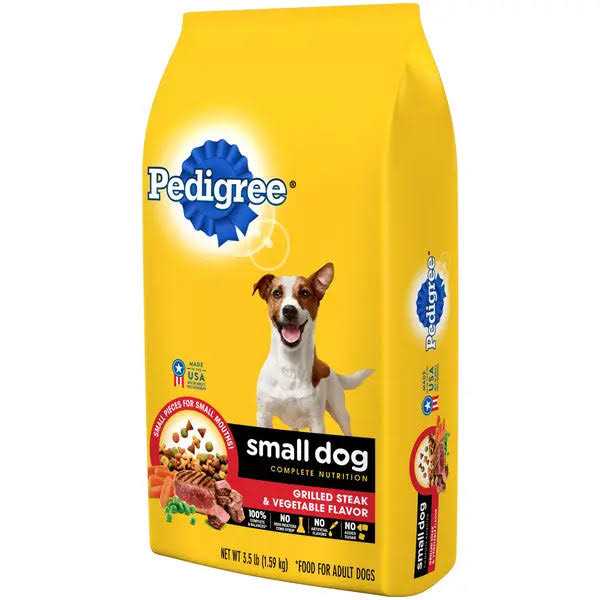 Grilled Steak & Vegetable Flavor Small Dog Adult Dry Dog Food U979