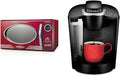 Retro Countertop Microwave Oven, 0.9 cu ft, 800-Watt, Black B66265