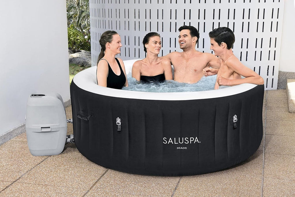 4-Person Inflatable Hot Tub E46145