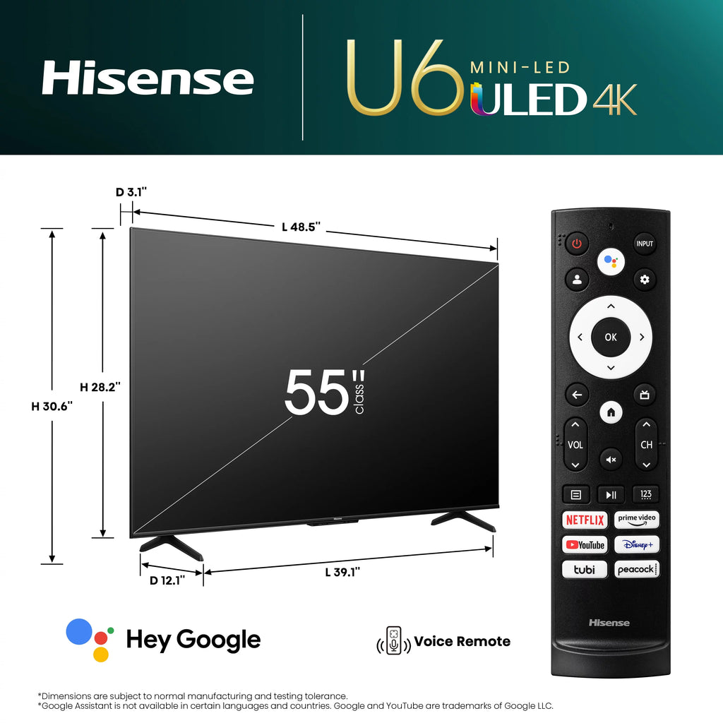 55-Inch Mini-LED QLED Google Smart TV S189933