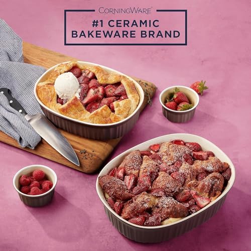 10-Piece Ceramic Bakeware Set with Lids V99217