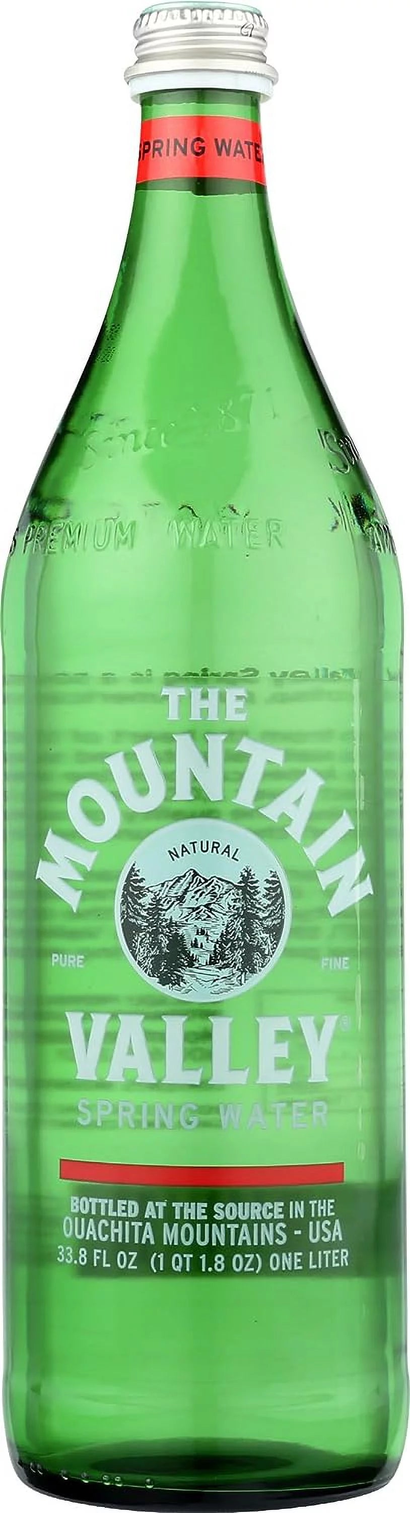 1L Glass Bottle Spring Water Pack of 12 Q568