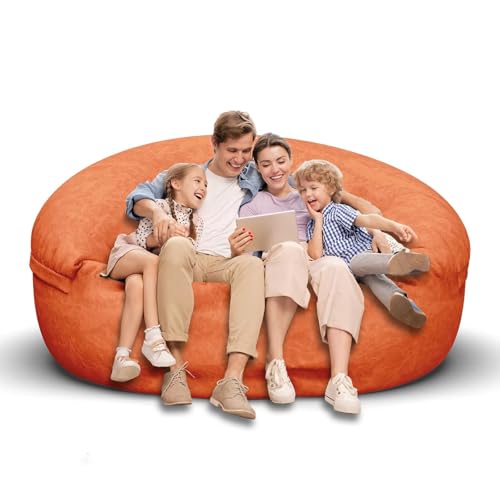 3FT Soft Removable Cover Light Gray Bean Bag Chair D665306