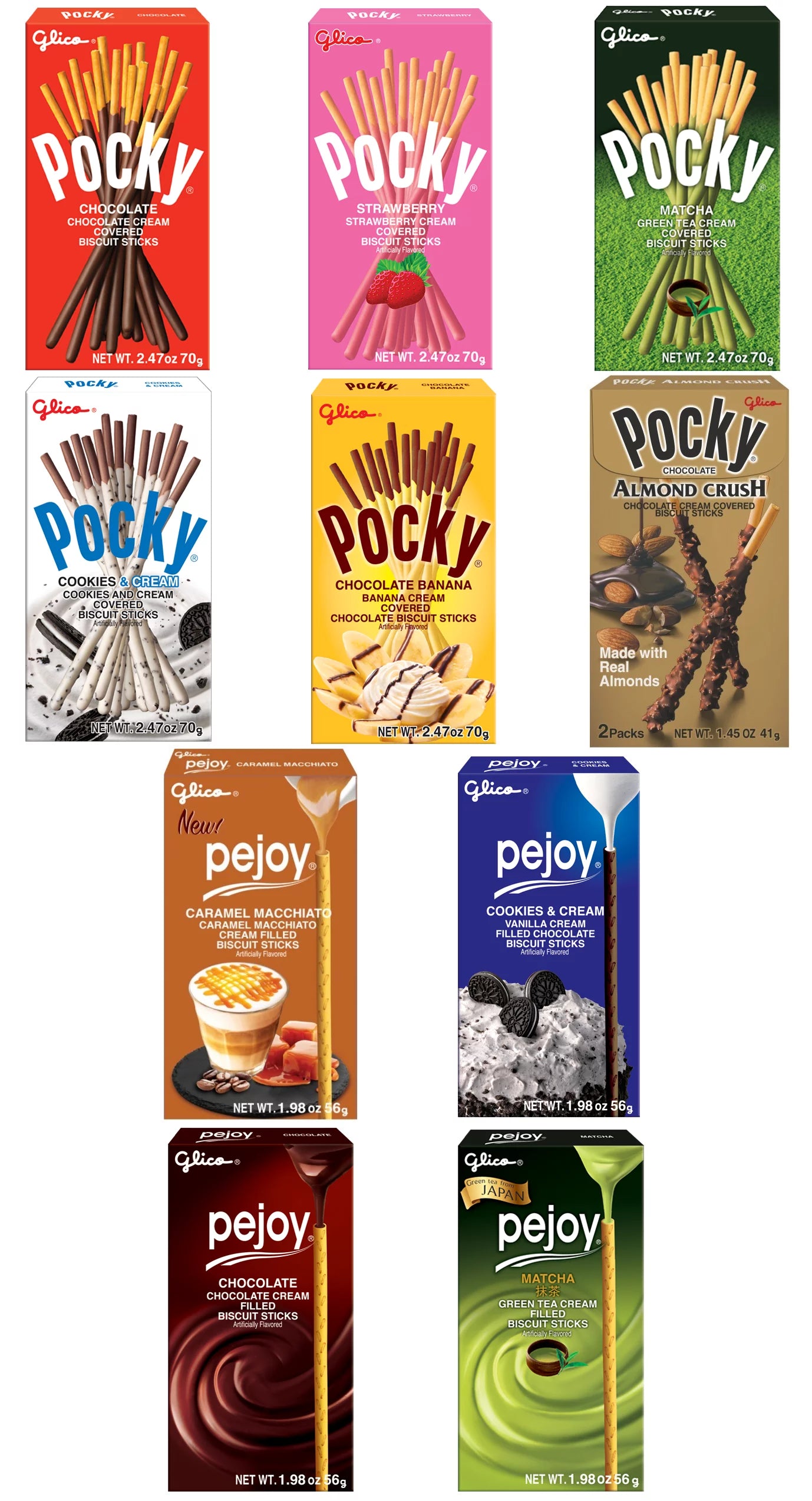 70g Biscuit Sticks Mix of 6 Flavors Q67408
