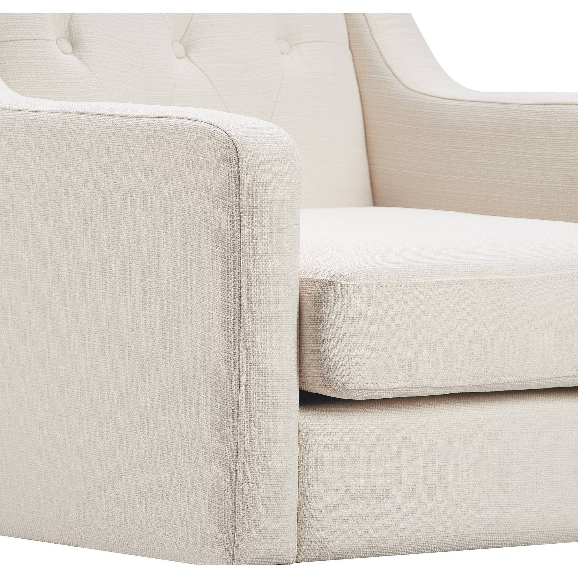 Cream Tufted Accent Chair P289