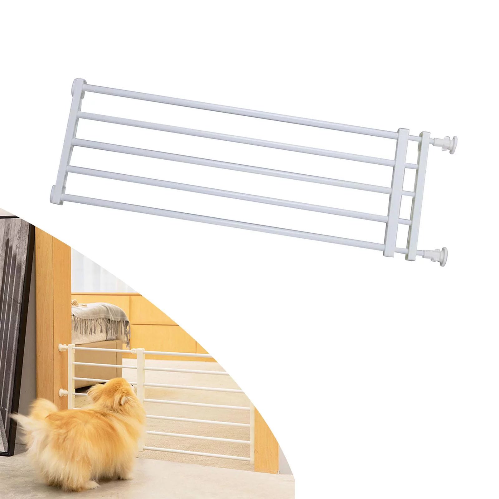 Adjustable Dog Gate Barrier Height 24cm J87215