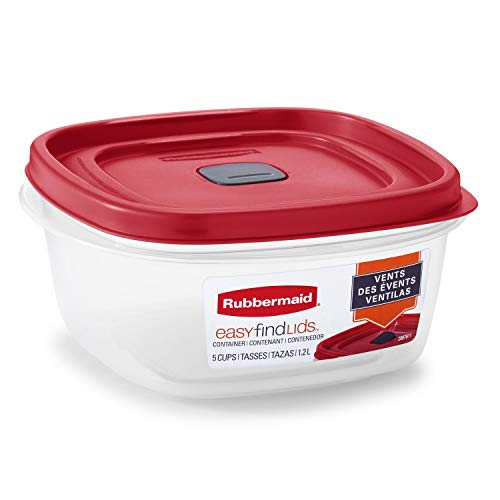 3-Pack 5-Cup Food Storage Containers Racer Red J188237