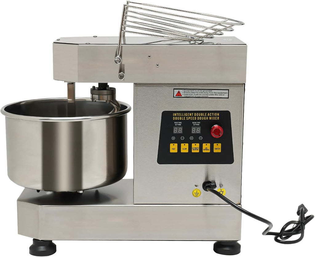 2.6 Gal 750W Stainless Steel Dough Mixer C127