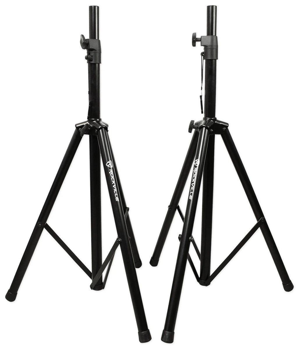 15" 2000w Active PA/DJ Speakers with Mixer, Mic, Stands, Cables, Bag Z722