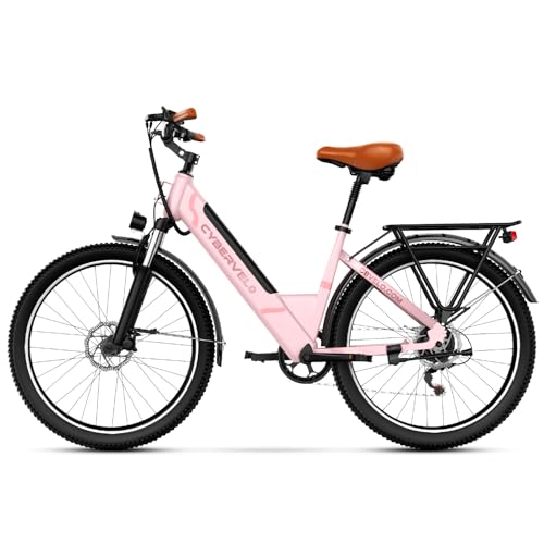 26" Electric Bike with 7-Speed and Removable Battery P8636