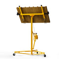11FT Drywall Rolling Lifter Panel Hoist Jack Tool, Steel, 150lb Capacity, Yellow O81873