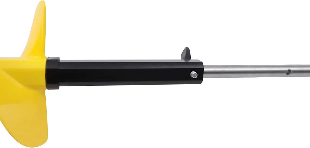 Ice Drill Auger, Cordless Nylon Ice Drill Bit with Centering Blade, 8" Ice Drill Bit with Bit Adapter and Top Plate T134