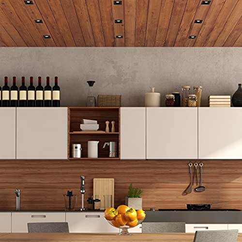 4 in. Ultra-Thin Recessed LED Downlight Canless IC Rated 1200 Lumens 5 Color Temperature Selectable Dimmable Square White Trim 90 CRI R168