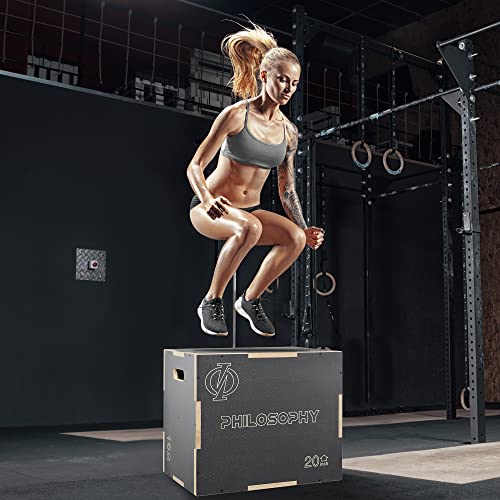 3 in 1 Non-Slip Wood Plyo Box U9186