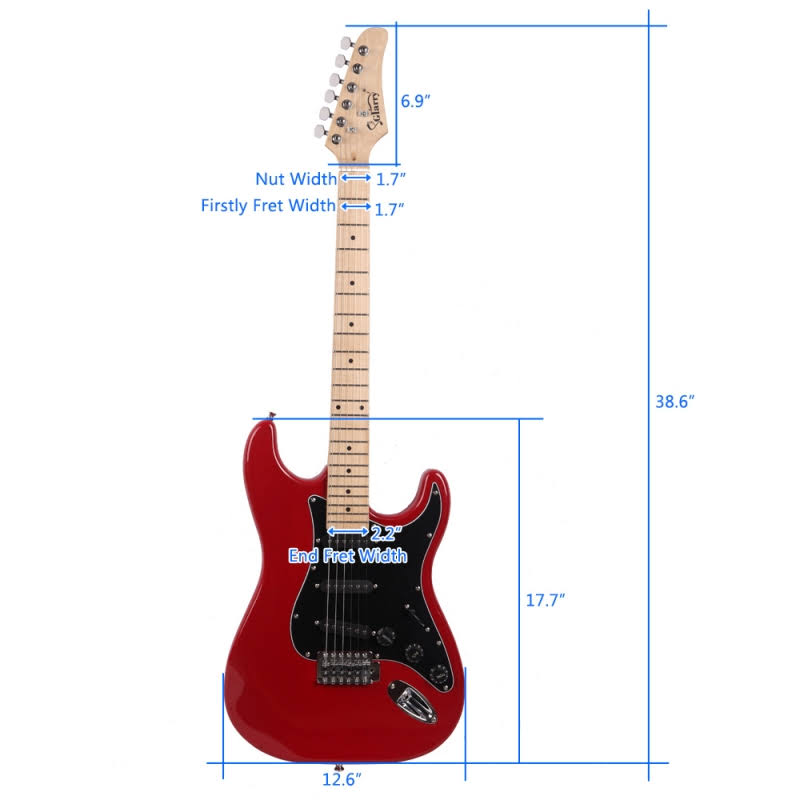 Red Electric Guitar C33085