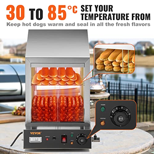 36 L 2-Tier Hot Dog Steamer R683000