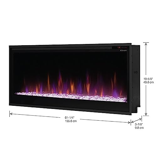 36 Inch Slim Linear Electric Fireplace with Remote M68988
