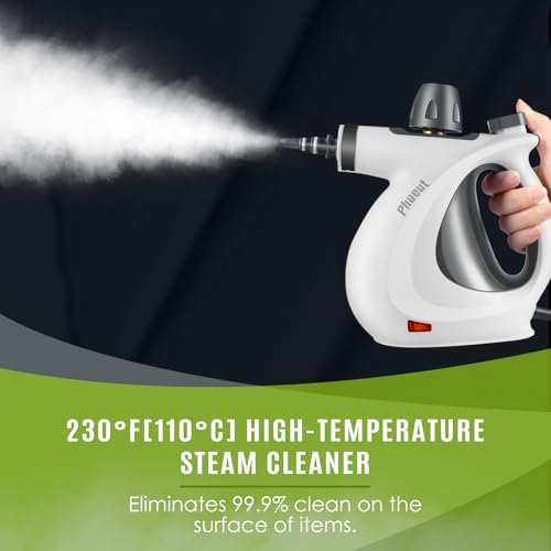 Pressurized Handheld Multi-Surface Natural Steam Cleaner with 12 pcs Accessories D7611