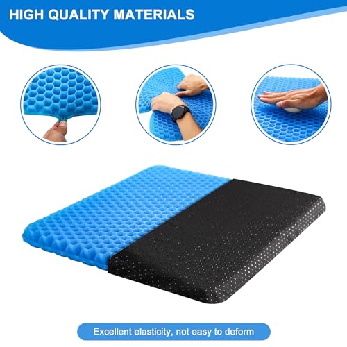 Thick Extra Large Gel Seat Cushion with Non-Slip Cover R3924