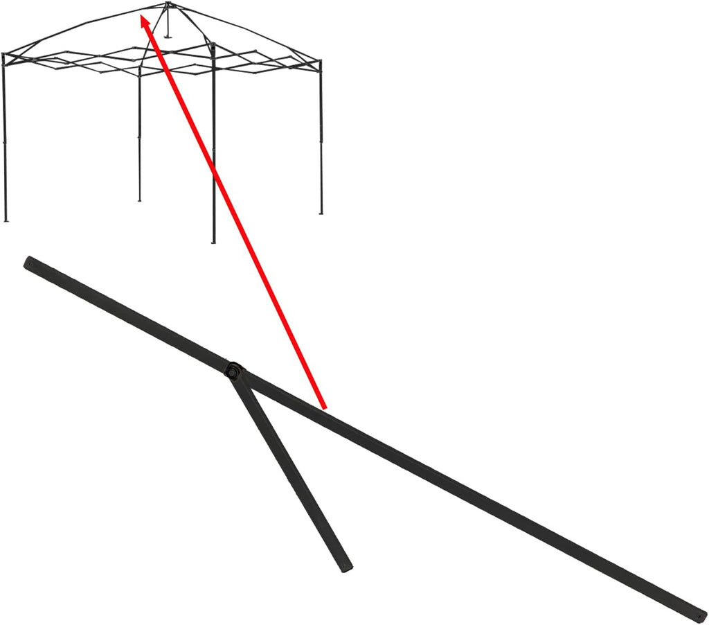 Black Metal Replacement Parts for Canopy Gazebo G1592