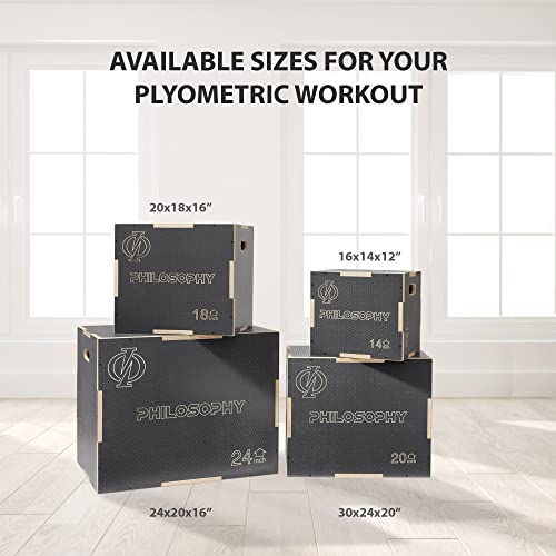 3 in 1 Non-Slip Wood Plyo Box U9186