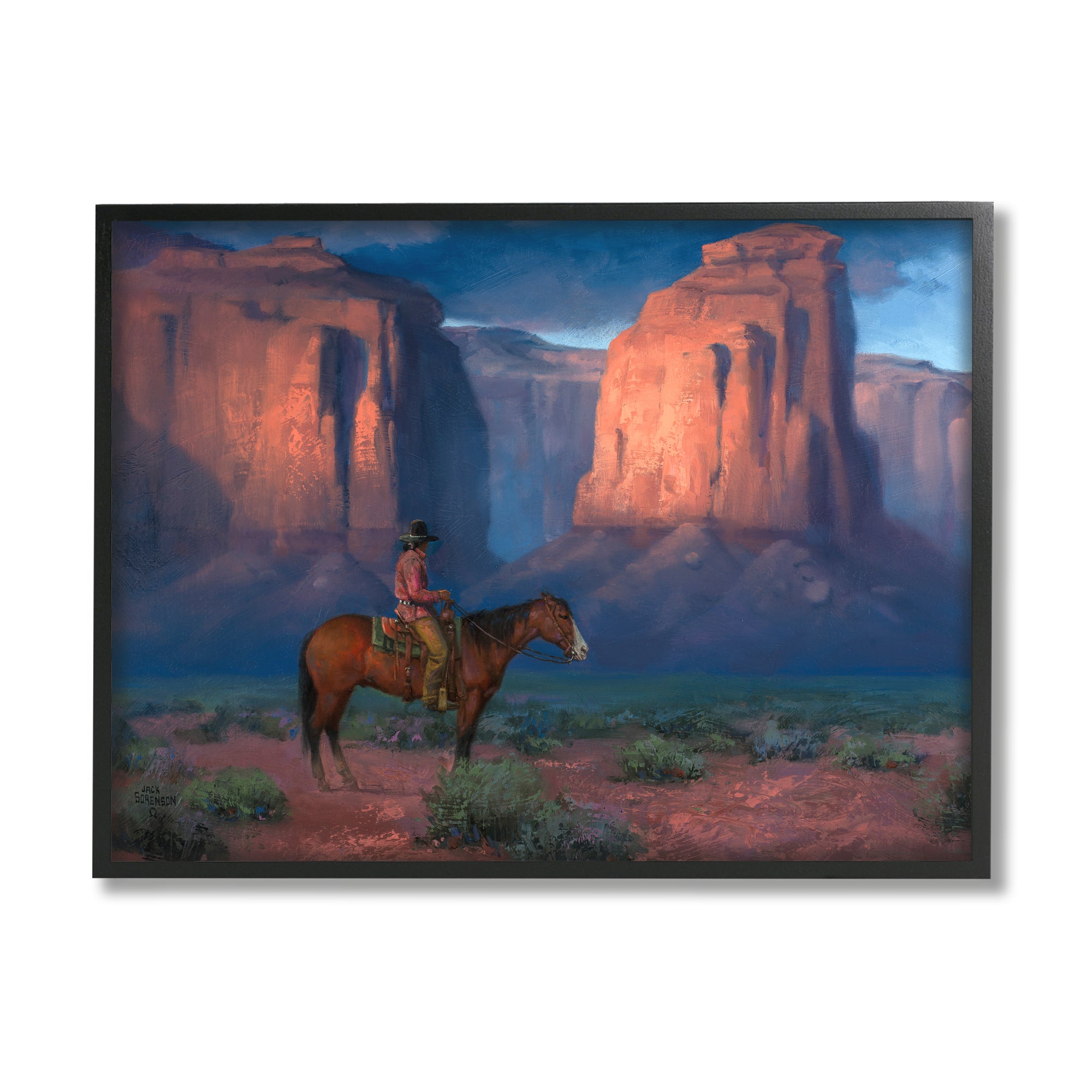 Framed Painting Art Print B774