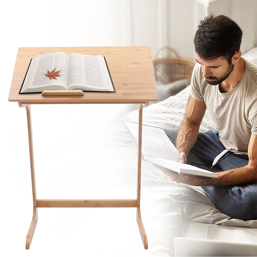 Adjustable Laptop Desk End Table Portable Over-Bed Table N99307