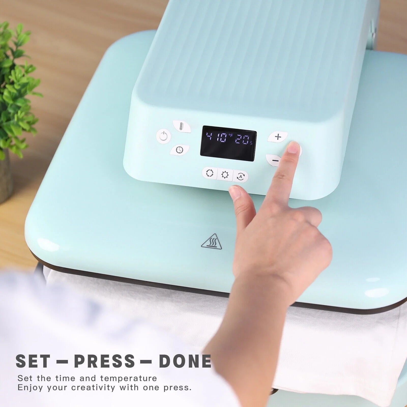 Blue Auto Heat Press Machine R58890