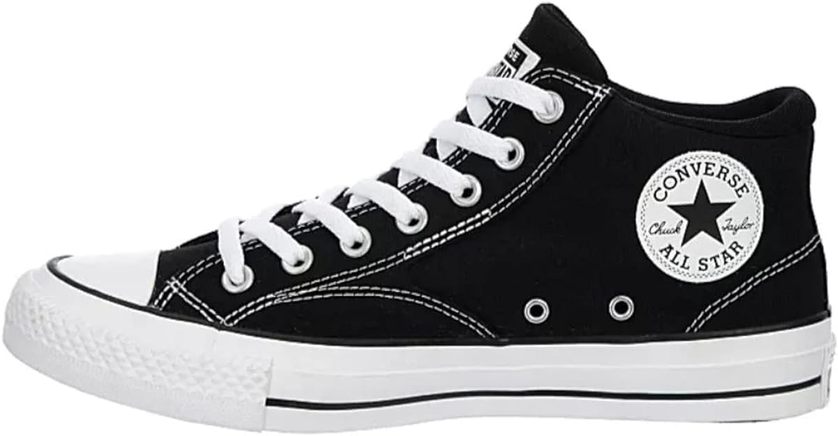 Black White Mid High Canvas Sneaker M965