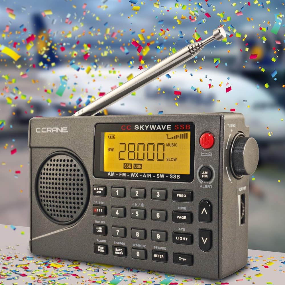 Small Battery Operated Portable Travel Radio O4872