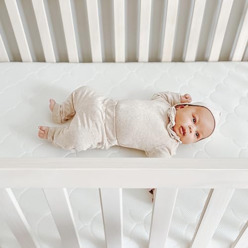 White Waterproof Crib Mattress and Toddler Bed M501586