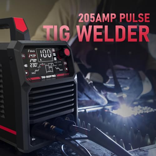 200A AC/DC Pulse TIG Welder with Large LED Display E4351