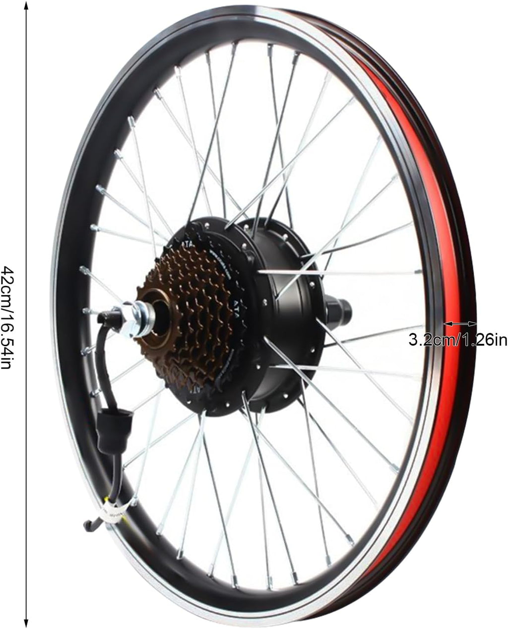 48V 1000W 36V 250W Rear Wheel Electric Bicycle Motor Kit O774