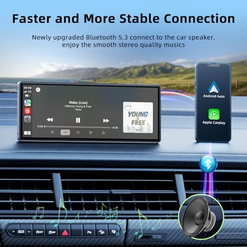 9.26-inch Wireless CarPlay Screen with GPS Navigation, Bluetooth, Touch Screen S875