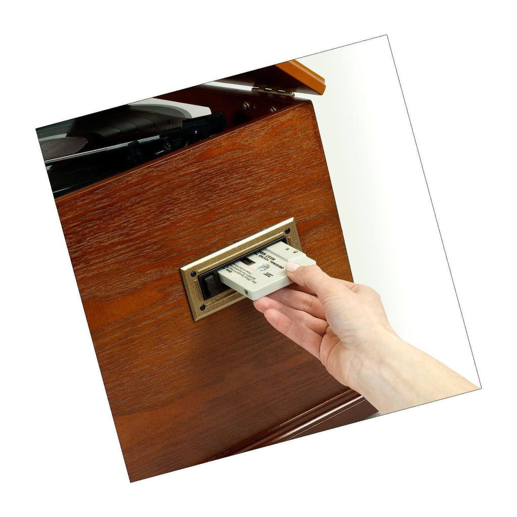 Wooden Turntable with Bluetooth O287156
