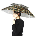 Folding Windproof Umbrella Hat I6431