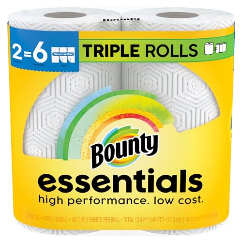 White 2 Triple Rolls Paper Towels X9677